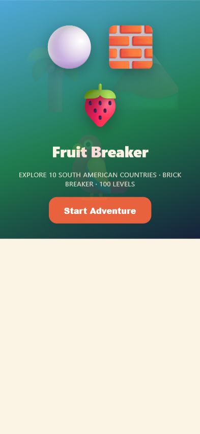 Fruit Breaker Adventure game screenshot